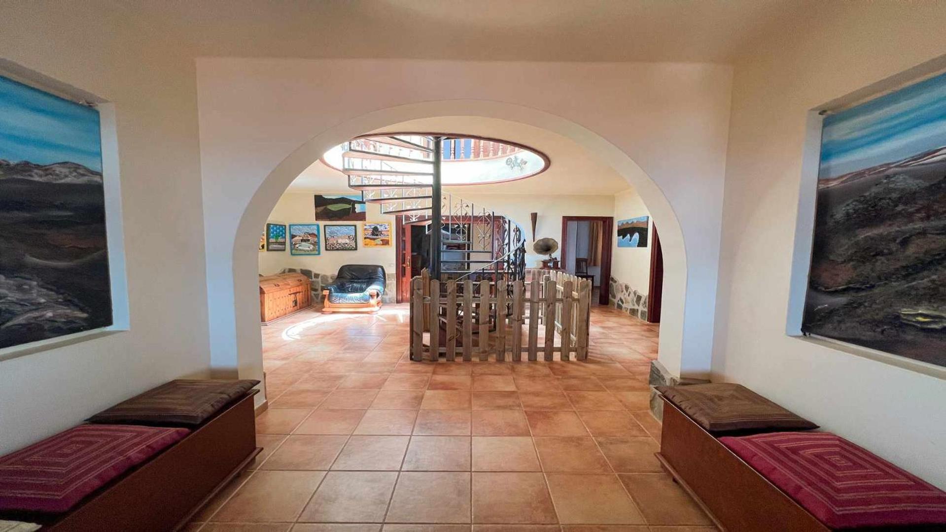 Preciosa Casa Cristian Y Maria Con Piscina Privada Villa Tias Bagian luar foto
