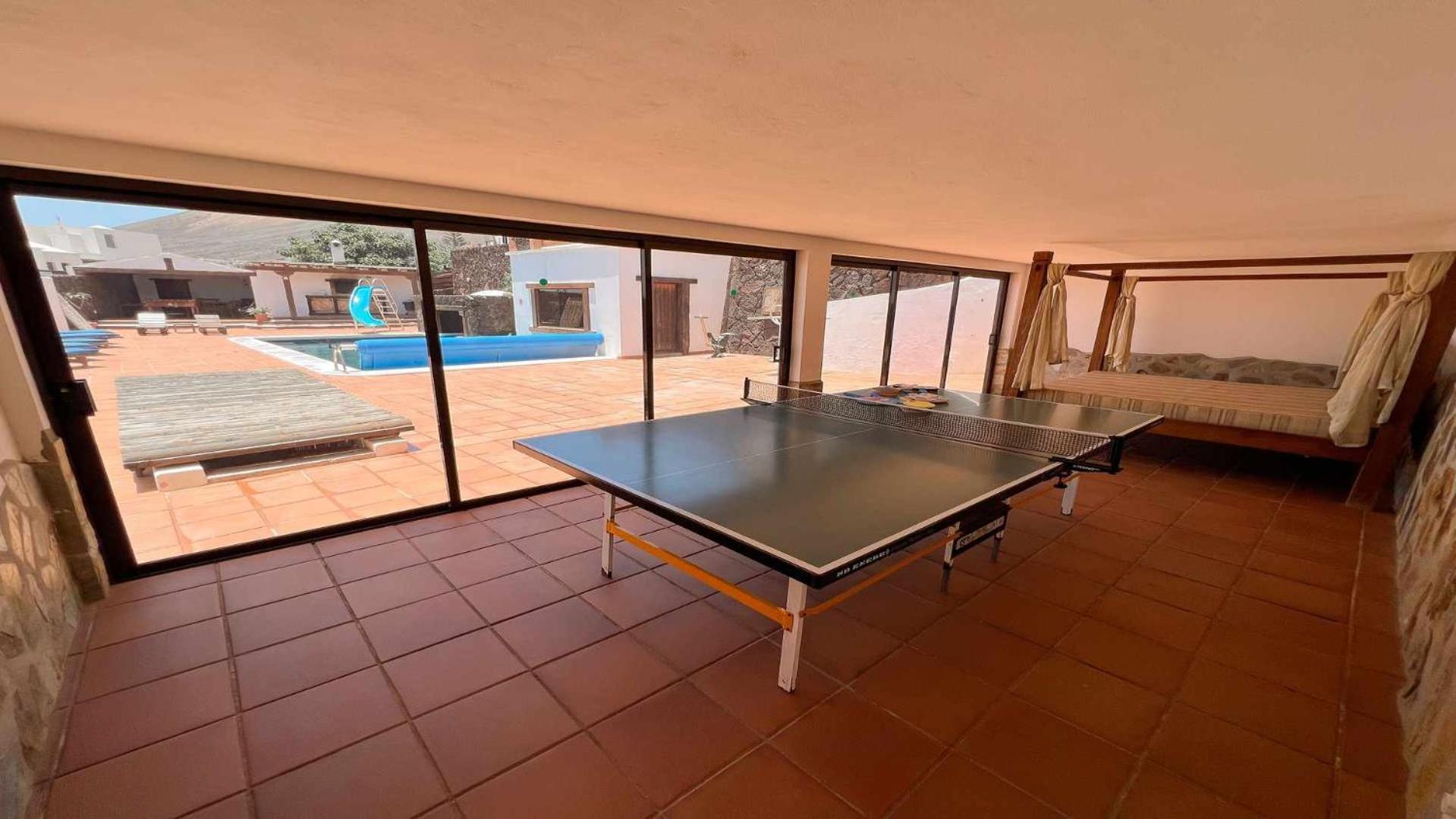 Preciosa Casa Cristian Y Maria Con Piscina Privada Villa Tias Bagian luar foto