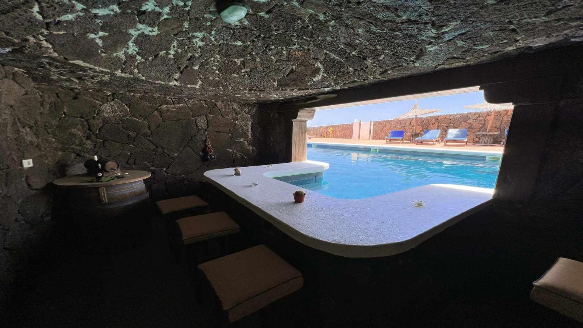 Preciosa Casa Cristian Y Maria Con Piscina Privada Villa Tias Bagian luar foto