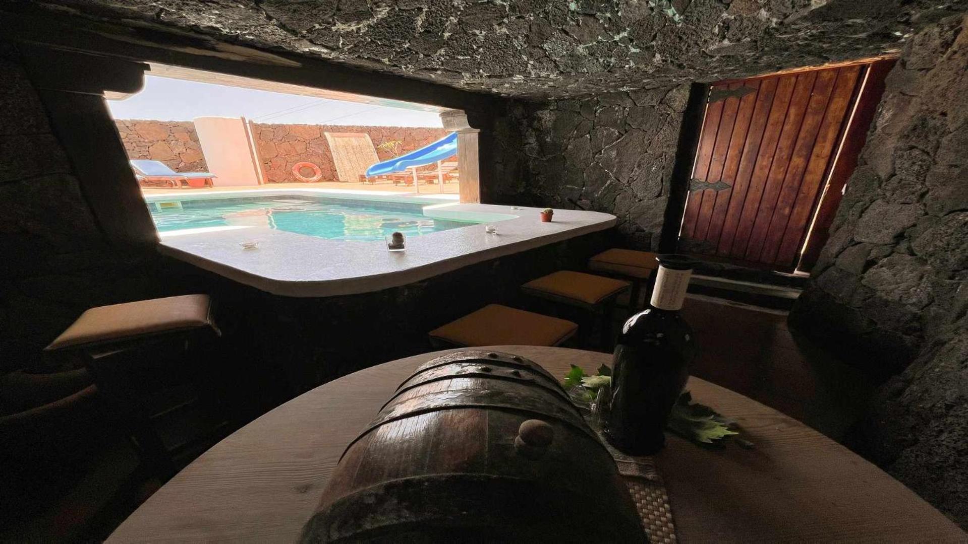 Preciosa Casa Cristian Y Maria Con Piscina Privada Villa Tias Bagian luar foto
